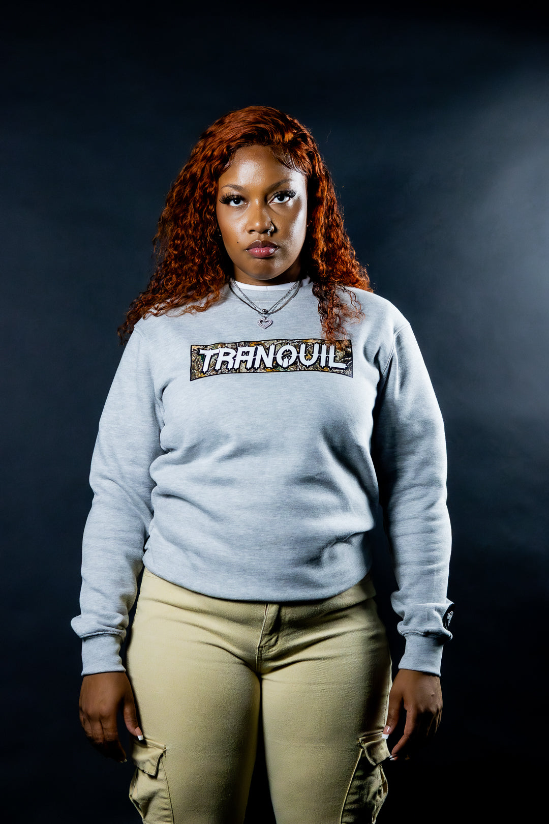 Camo Box Logo Crewneck