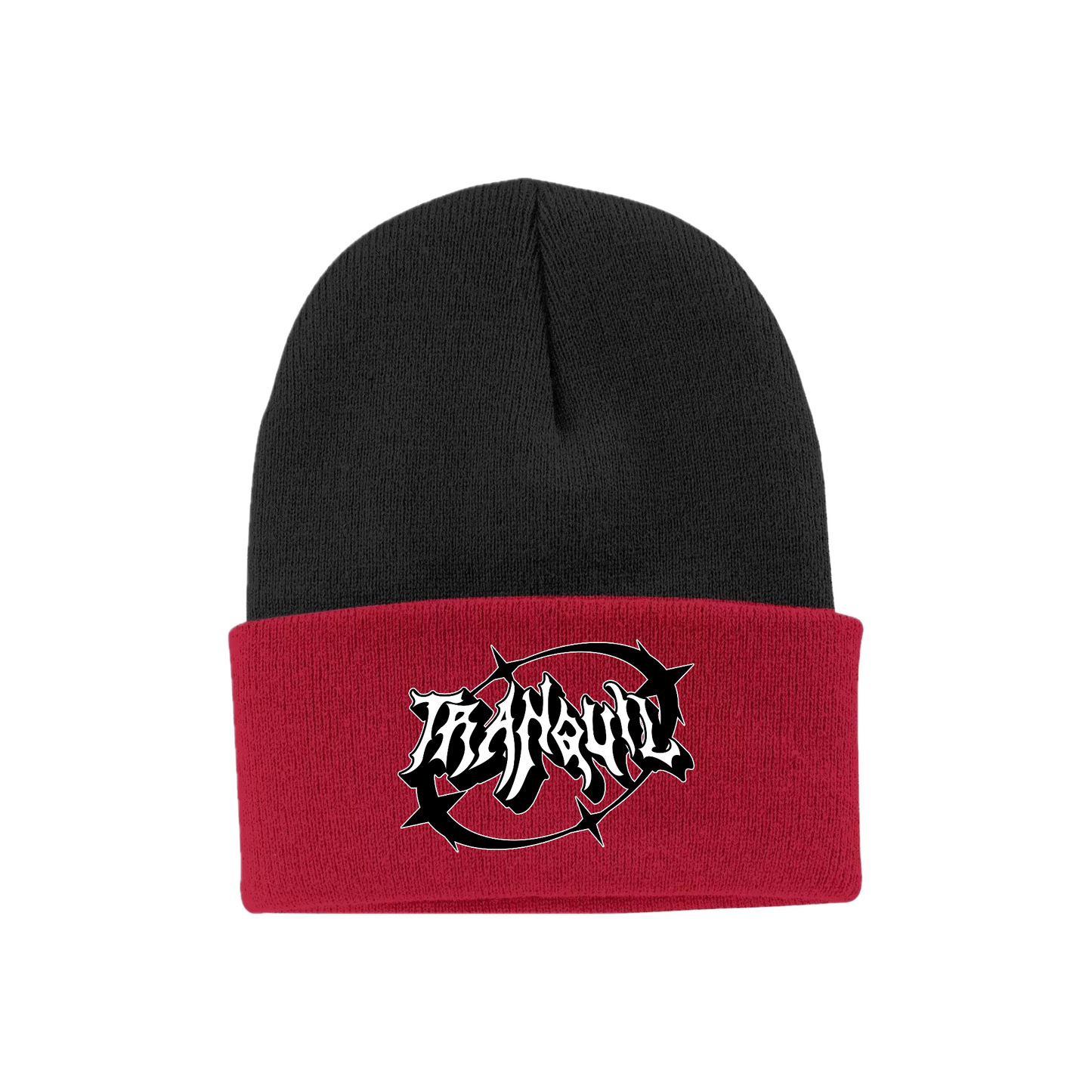 Black & Red Tranquil Beanie