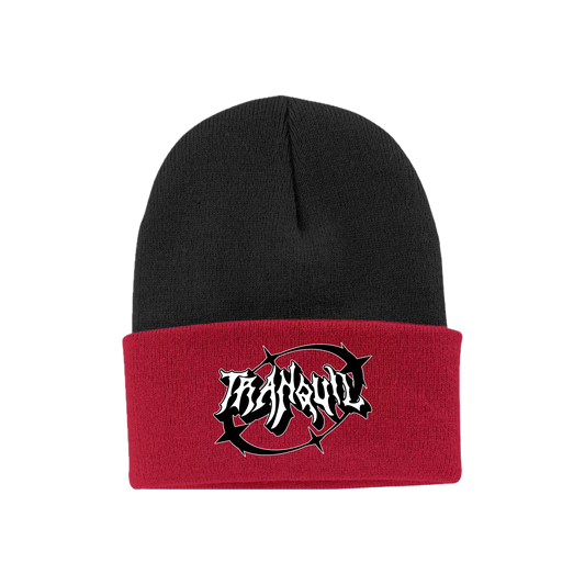 Black & Red Tranquil Beanie